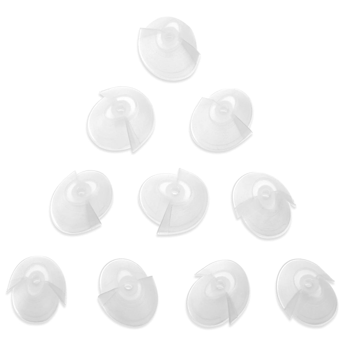 Hearing Aid Standard Receiver Tulip Domes Compatible with GN Resound Sure Fit - 10-Pcs Universal Invisible Tip Replaceme