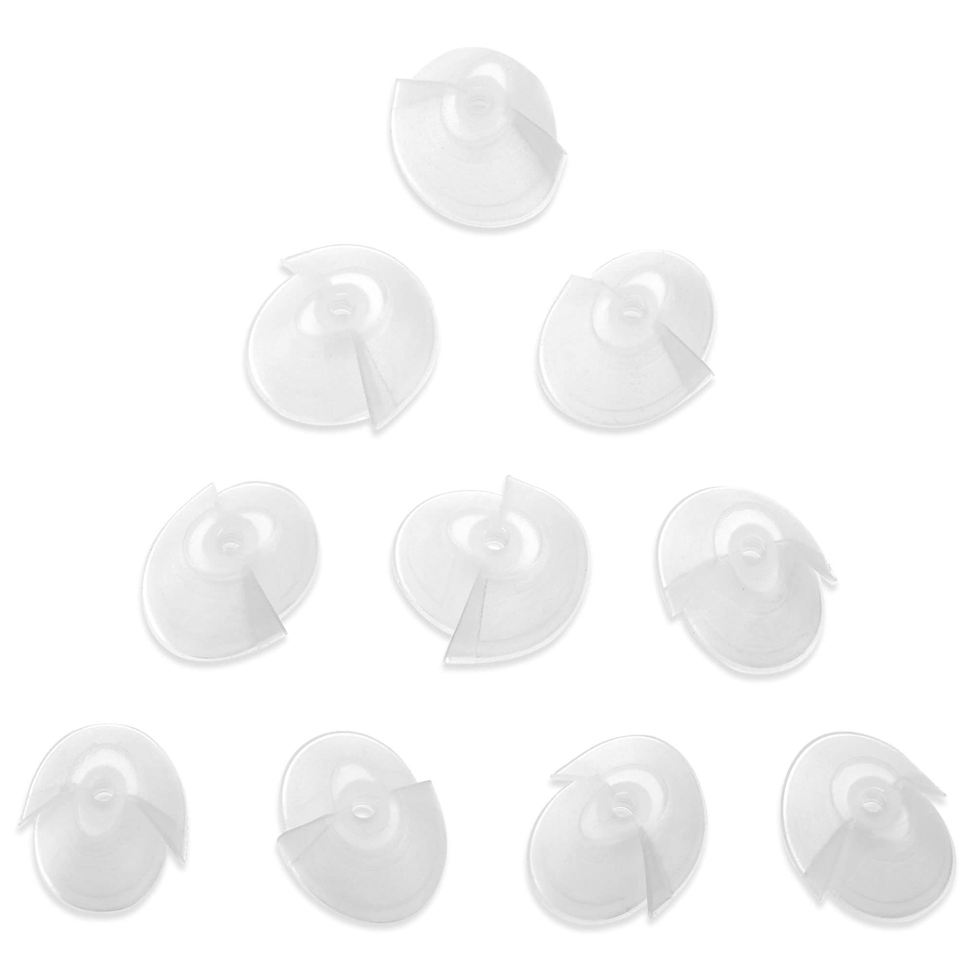 Hearing Aid Standard Receiver Tulip Domes Compatible with GN Resound Sure Fit - 10-Pcs Universal Invisible Tip Replaceme