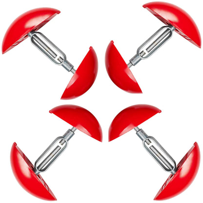 Shoe Stretcher Total of 4 Stretchers, 2 Pairs, Red
