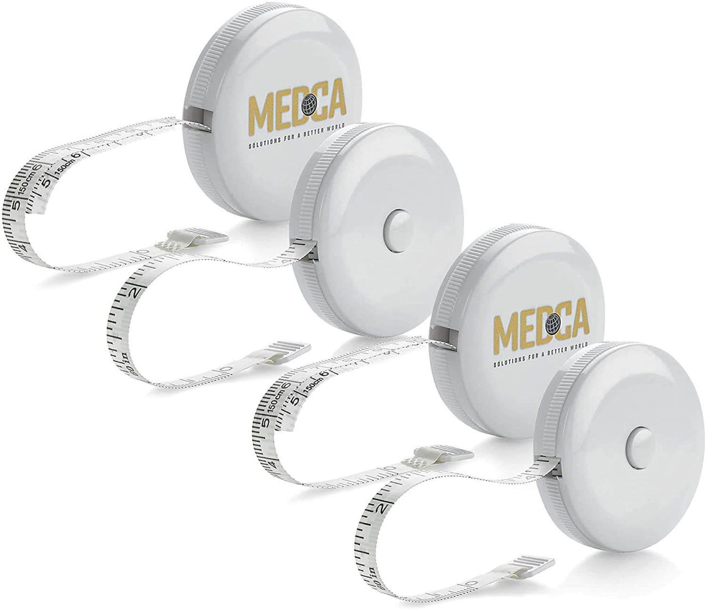 Body Tape Measure -(4-Pack) Measuring Tape Fat Weight Monitors, (Inches & Cm) Retractable Tape Measure Ruler for Accurat