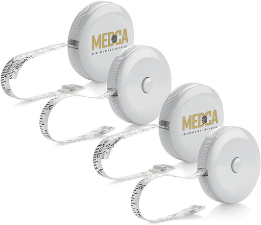 Body Tape Measure -(4-Pack) Measuring Tape Fat Weight Monitors, (Inches & Cm) Retractable Tape Measure Ruler for Accurat