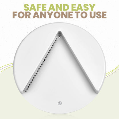 Under Cabinet Jar Opener - Undermount Lid Gripper Tool Easily Grip and Unscrew Multi-Sized Jars, Bottles and Containers - Ideal Kitchen Gadget for Weak Hands and Seniors with Arthritis