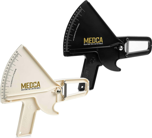 Pro Body Skin Caliper - Handheld BMI Measuring Tool - Accurate Skinfold Caliper Measures Fat for Men and Women, for Moni