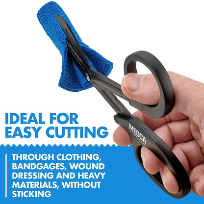 Medical Bandage Scissors - Trauma Scissors and EMT First Responder Shears - Made with Premium Quality Stainless Steel for Nurse, Doctors, First Aid Supplies, 7.5 inch Length