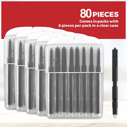 Hearing Aid Ear Wax Guard Filters - 10 Pack/80 Pieces Replacement Wax Filters Prevent Cerumen Dust and Grease Build Up Compatible w/ Phonak, Resound, Widex, Unitron and Jungle Care Hearing Aids