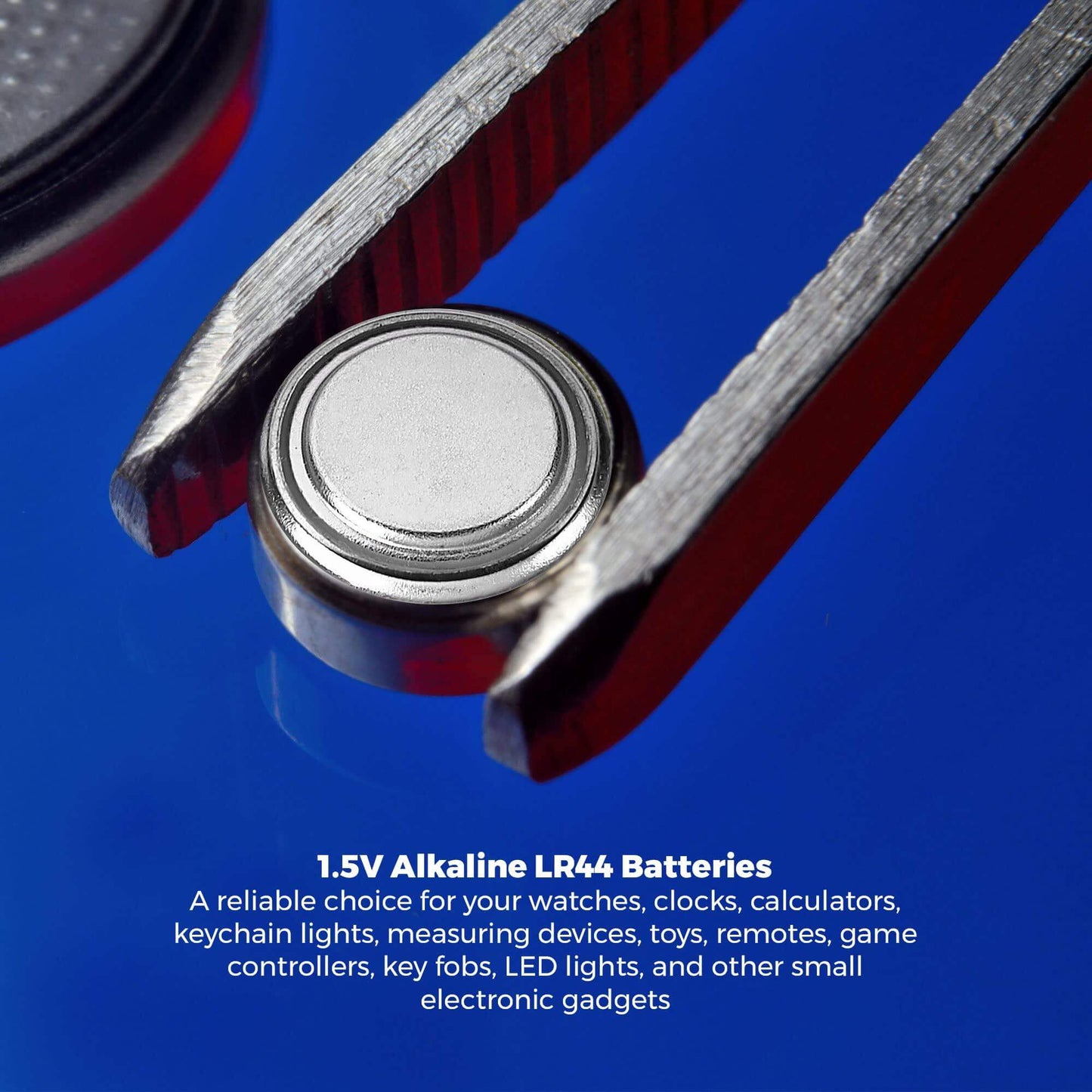 1.5V Alkaline Batteries - LR44 L1154 AG13 357 303 SR44 Battery - Button Coin Cell for Hearing Aids and Amplifiers, Toys, Remotes, Calculators, Lasers | Long Lasting Power | Anti Corrosion | 60 PCS