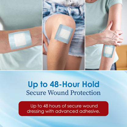 Sensitive Skin Low Trauma Tape Rolls - 1 Inch x 4 Yards Blue Tape First Aid Rolls, Minimal Hair Pulling for Wounds, Lash Tape for Eyelash Extensions (Pack of 2)