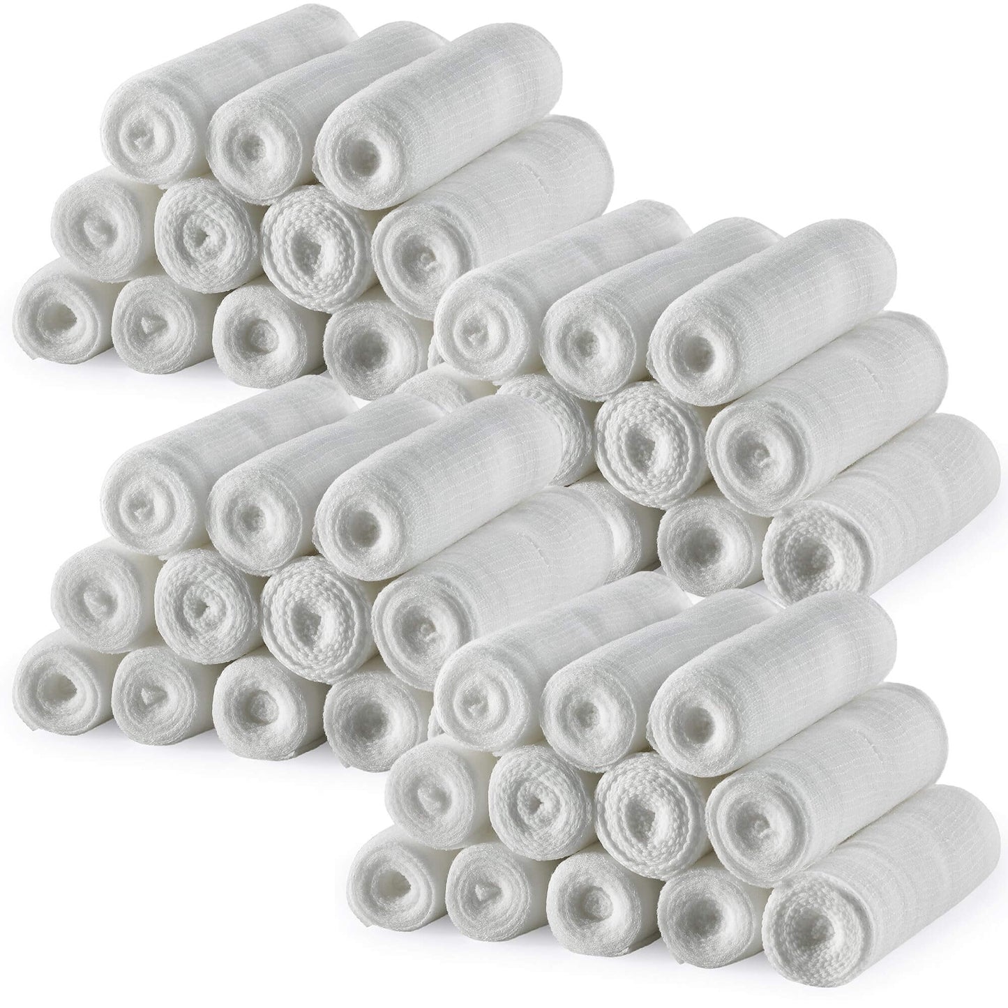 Gauze Bandage Rolls - (48 Pack) 3 in x 4.1 Yards Per Roll of Medical Grade Gauze Bandage and Stretch Bandage Wrapping fo