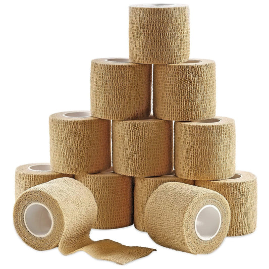 Gauze Bandage Rolls - (12 Pack) 2 in x 4.1 Yards Per Roll of Medical Grade Gauze Bandage and Stretch Bandage Wrapping fo